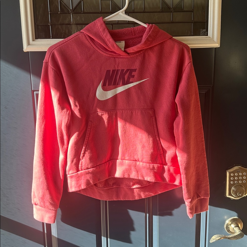 Nike Fuchsia Hoodie with Logo